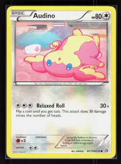 Audino Holo Common Pokemon Legendary Treasures: Radiant Collection RC17/RC25 MP - Image 1