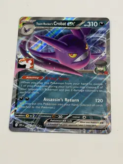 Team Rocket's Crobat Ex Prize Pack Series 8 Play! Stamp Pokemon NM - Image 2