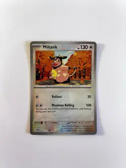 Pokemon Prismatic Evolutions Miltank 081/131 Master Ball Pattern NM Pokemon TCG - Image 2