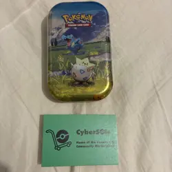 Pokemon Mega Evolution Ascended Heroes Mini Tin Togepi & Totodile New Sealed - Image 1