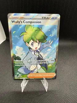 POKEMON MEGA EVOLUTION! WALLY’S COMPASSION! FULL ART! 176/132 NM-MT! - Image 1