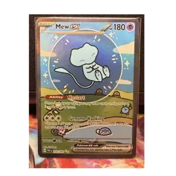 Pokemon Mew ex 232/091 SV: Paldean Fates Full Art Holo Rare 180 HP EN - Image 1