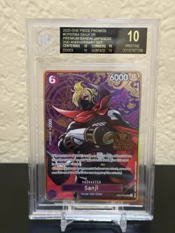 One Piece OP07-064 - Japanese Version 2nd Anniversary Set - SANJI Black Label - Image 1