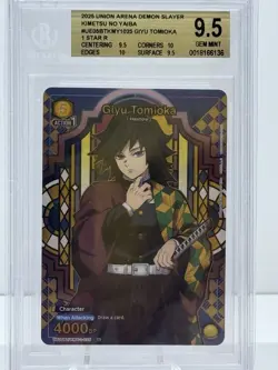 Giyu Tomioka R* (1-Star) Union Arena Demon Slayer English Beckett 9.5 - Image 1