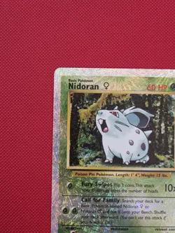 Nidoran F 82/110 Legendary Collection Reverse Holo Card Excellent Condition - Image 4