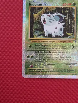 Nidoran F 82/110 Legendary Collection Reverse Holo Card Excellent Condition - Image 5