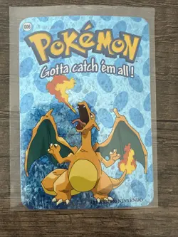 Charizard #006 - Vintage Vending Machine Prism Sticker 2000 - Pokemon Card - Image 1
