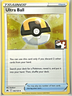 Ultra Ball (Cosmos Holo) -146/159 Prize Pack Series Cards - NM - Image 1