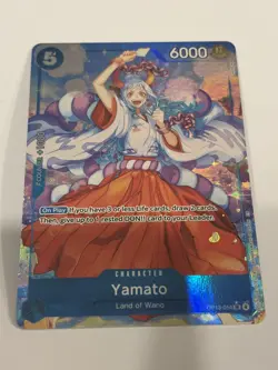 Bandai One Piece Card Game Yamato OP13-054 Carrying on His Will SR Foil Alt Art - Image 1