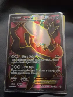 Pokemon Darkrai EX Full Art XY Breakpoint 118/122 Ultra Rare Card NM Condition - Image 1