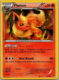 Flareon 013/098 Holo Promo Miscellaneous Cards & Products Pokemon Lightly Played - Image 1