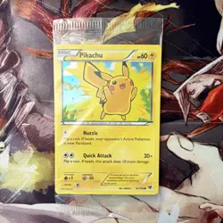 Pikachu XY 42/146 Holo Factory Sealed Movie Promo TCG Pokemon Card - Image 1