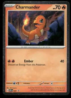 Charmander - (Cosmos Holo) Promo SV: Scarlet & Violet Promo Cards 047 NM - Image 1