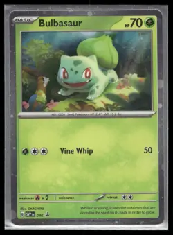 Bulbasaur - (Cosmos Holo) Promo SV: Scarlet & Violet Promo Cards 046 LP - Image 1
