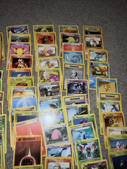 Vintage WOTC Pokemon Non Holo Lot Rare Base Fossil Jungle 100+ Card Lot - Image 3