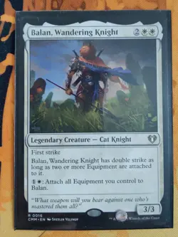 MTG Commander EDH Casual Deck - Balan, Wandering Knight (White Equipment) ⚔ - Image 1