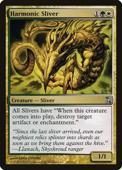 Harmonic Sliver NonFoil Time Spiral 240 NM MTG - Image 1