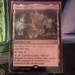 Magic The Gathering Three Tree City Legendary Land BLB 2024 0260 Grady Frederick - Image 1