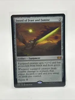 MTG Sword of Feast and Famine (138/161) Mirrodin Besieged LP - Image 1