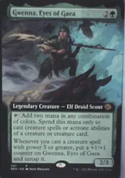 Gwenna, Eyes of Gaea (Extended Art) - The Brothers' War: #347 Nm R238 - Image 1