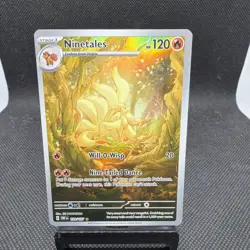 Ninetails 199/197 Obsidian Flames Holo Full Art IR Illustration Rare Pokemon - Image 1
