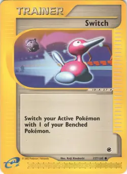 Switch 157/165 Common Expedition Base Set Pokemon LP - Image 1