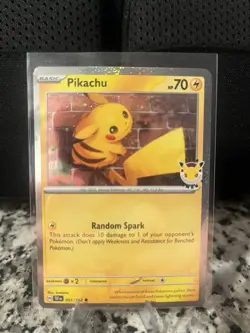 Pikachu Pokemon Day 2026 051/162 30th Anniversary Promo Pokemon TCG - Image 1