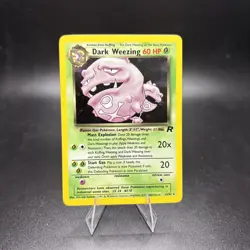 Pokemon Dark Weezing 14/82 Team Rocket Holo - NEAR MINT NM -c - Image 1