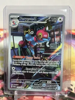 Porygon-Z 214/182 Illustration Rare Paradox Rift Pokemon Holo Near Mint - Image 1