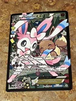 Pokemon TCG Sylveon EX Full Art RC32/RC32 Radiant Collection NM Condition - Image 4