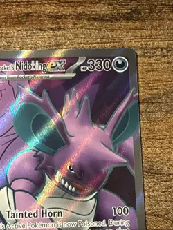 Team Rocket's Nidoking ex 216/182 Ultra Rare Destined Rivals Pokemon NM - Image 3