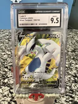 Pokemon Lugia V Silver Tempest 185/195 CGC 9.5 (2022) - Image 1