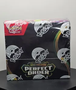 Pokemon Mega Evolution Perfect Order Booster Box Sealed - Image 1