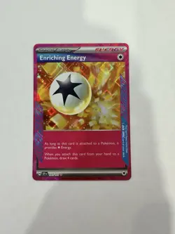 Pokemon Enriching Energy 191/191 Sv08: Surging Sparks ACE SPEC Rare Holo - Image 1