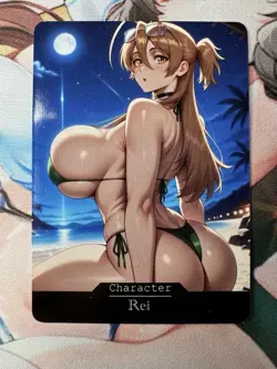 Rei High School Of The Dead Goddess Story Waifu Anime Custom Card - Image 1
