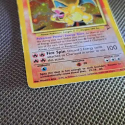 Pokemon Charizard 4/102 Base Set Holo Rare Heavily Played - Image 2