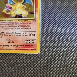 Pokemon Charizard 4/102 Base Set Holo Rare Heavily Played - Image 3