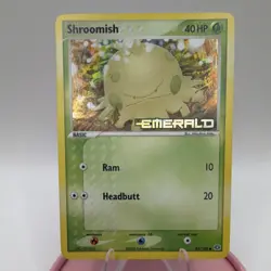 Nintendo Shroomish 63/106 EX Emerald Reverse Holo 40HP English 2005 NM - Image 1