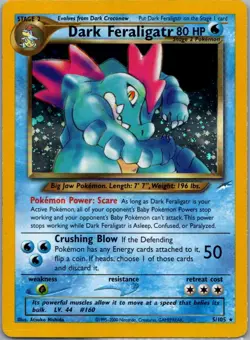 Dark Feraligatr 5/105 Holo Rare Neo Destiny Pokemon Unlimited Holo MP - Image 1