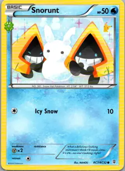Snorunt RC7/RC32 Common Generations Pokemon Lightly Played - Image 1