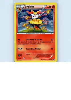 Pokemon tcg XY Promos Braixen Lightly played - Image 1