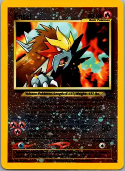 Entei 34 Promo Wizards Black Star Promos Pokemon Reverse Holo Lightly Played - Image 1