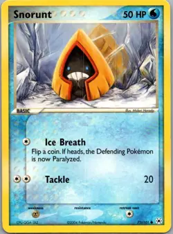 Snorunt 73/101 Common Hidden Legends Pokemon Lightly Played - Image 1