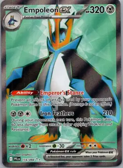 Empoleon ex 114/094 Ultra Rare Phantasmal Flames Pokemon Holo Near Mint - Image 1