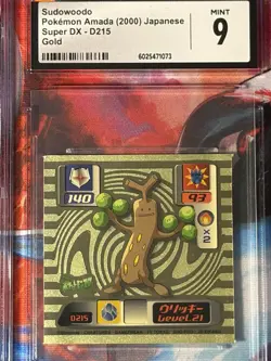 Vintage Pokemon Sticker Lot CGC Graded Amada Super DX Merlin Japanese Holo - Image 3