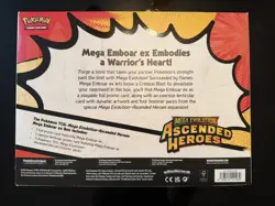 Pokemon TCG Mega Evolution ASCENDED HEROES Mega EMBOAR ex Box - Factory Sealed - Image 2