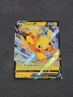 Pokemon Sword & Shield "Pikachu V" SWSH285 / Black Star Promo / Near Mint - Image 1