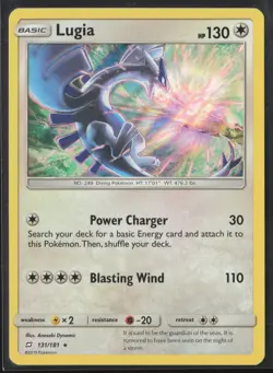 Lugia 131/181 Holo Rare Holo SM - Team Up Pokemon - Image 1