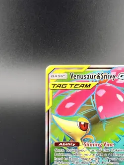 Pokemon - Venusaur & Snivy GX Full Art - 210/236 - Cosmic Eclipse - NM - Image 2