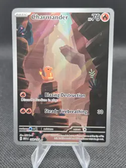 Charmander 168/165 Pokemon Scarlet & Violet 151 IR - NM - Image 1